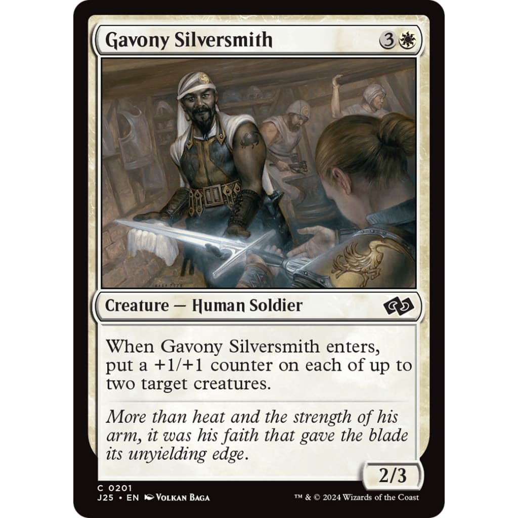 Gavony Silversmith (J25-201) - Single