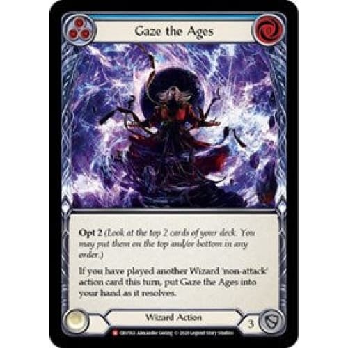 Gaze the Ages (CRUCIBLE OF WAR) 1st Edition Rainbow Foil