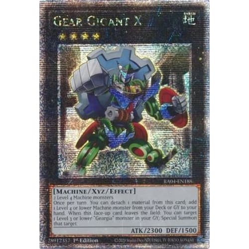 Gear Gigant X (Quarter Century Secret Rare) - RA04-EN188