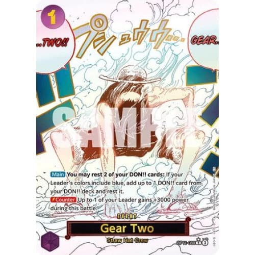 Gear Two (Alternate Art) OP11-080 R A Fist of Divine Speed