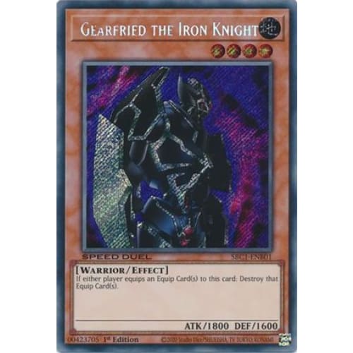Gearfried the Iron Knight (Secret Rare) - SBC1-ENB01 Secret