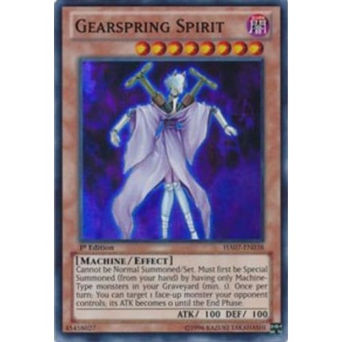 Gearspring Spirit (HA07-EN038) Super Rare 1st Edition