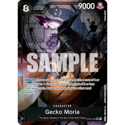 Gecko Moria (086) (Alternate Art) OP06-086 SR Wings