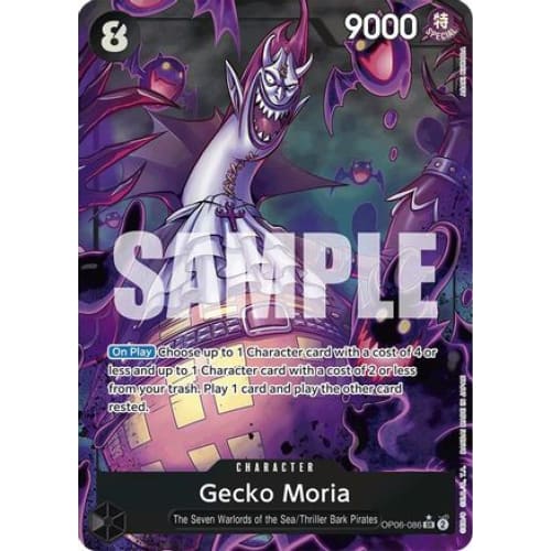Gecko Moria (Alternate Art) OP06-086 SR Premium Booster