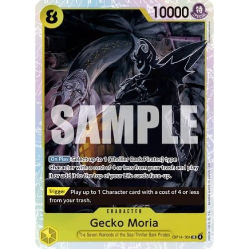 Gecko Moria - OP14-104 SR The Azure Sea’s Seven Foil