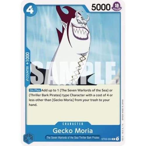 Gecko Moria (ST03-004) ST03-004 C Starter Deck 17: BLUE