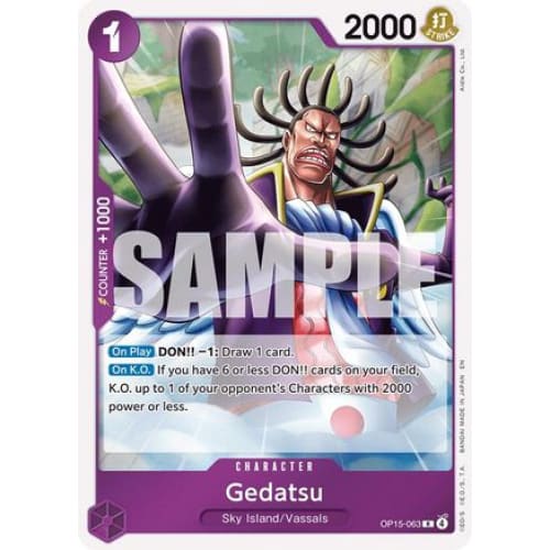 Gedatsu OP15-063 R Adventure on Kami’s Island Foil - Single