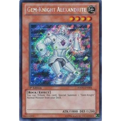 Gem-Knight Alexandrite (HA05-EN004) Secret Rare Unlimited