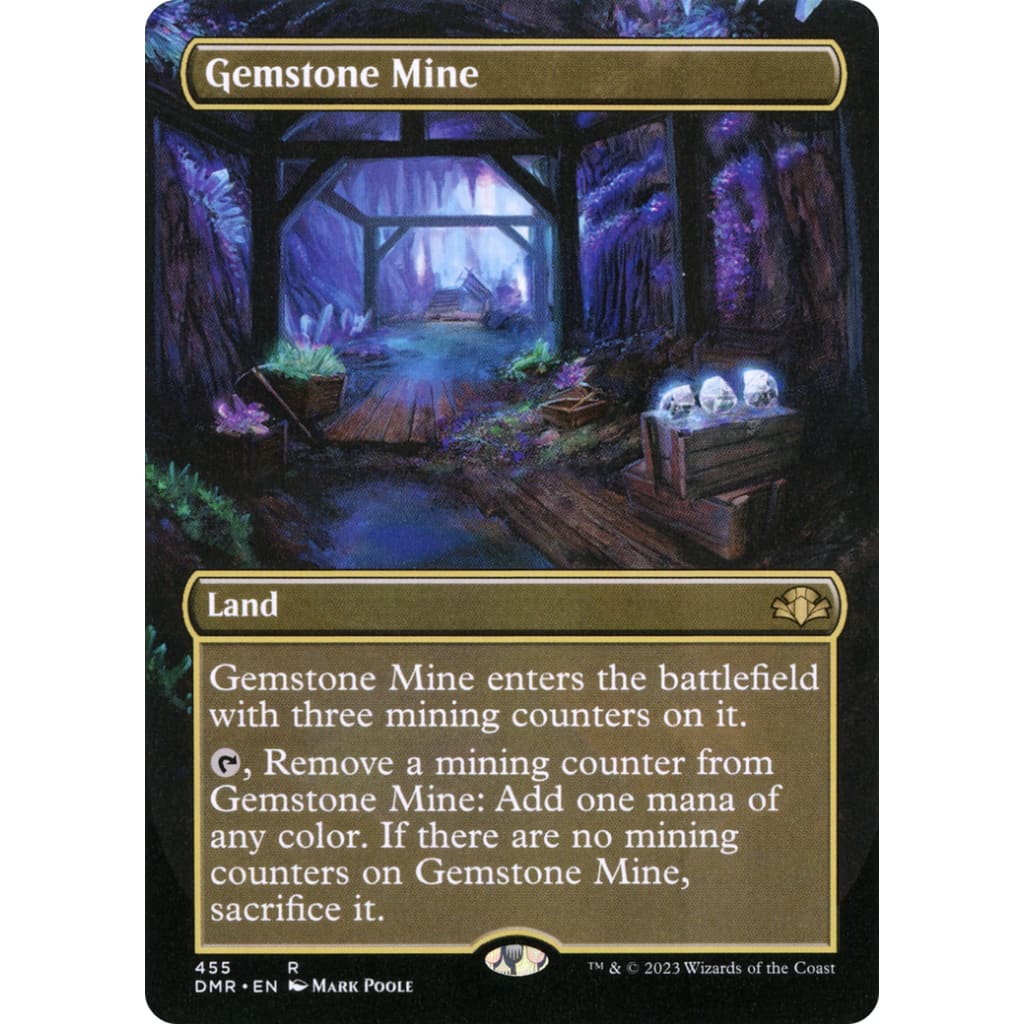 Gemstone Mine (DMR-455) (Borderless) Foil - Single