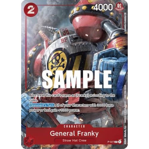 General Franky (Event Pack Vol. 2) P-027 PR One Piece