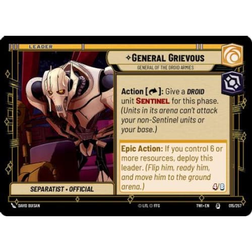 General Grievous - of the Droid Armies (015/257) - Single