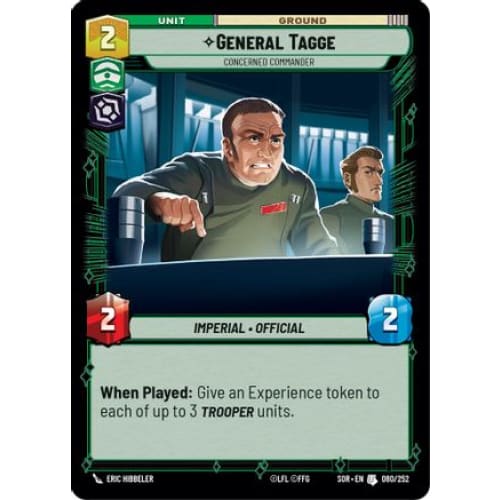 General Tagge - Concerned Commander (080/252) - Spark