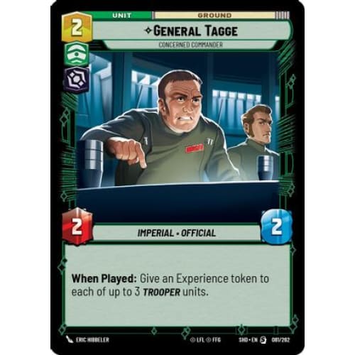General Tagge - Concerned Commander (081/262) - Shadows