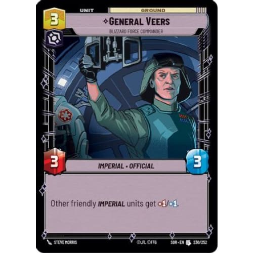 General Veers - Blizzard Force Commander (230/252) - Spark
