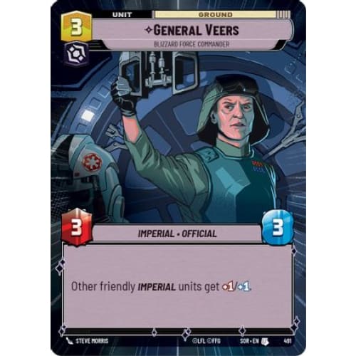 General Veers - Blizzard Force Commander (Hyperspace) (491)