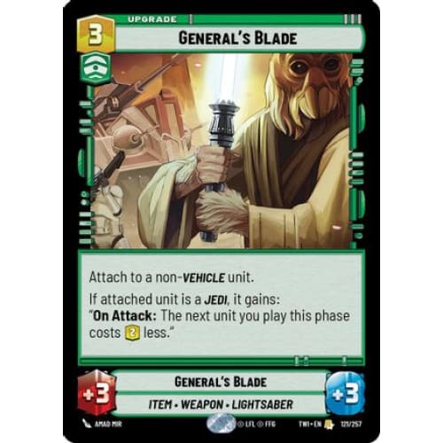 General’s Blade (121/257) Foil - Single