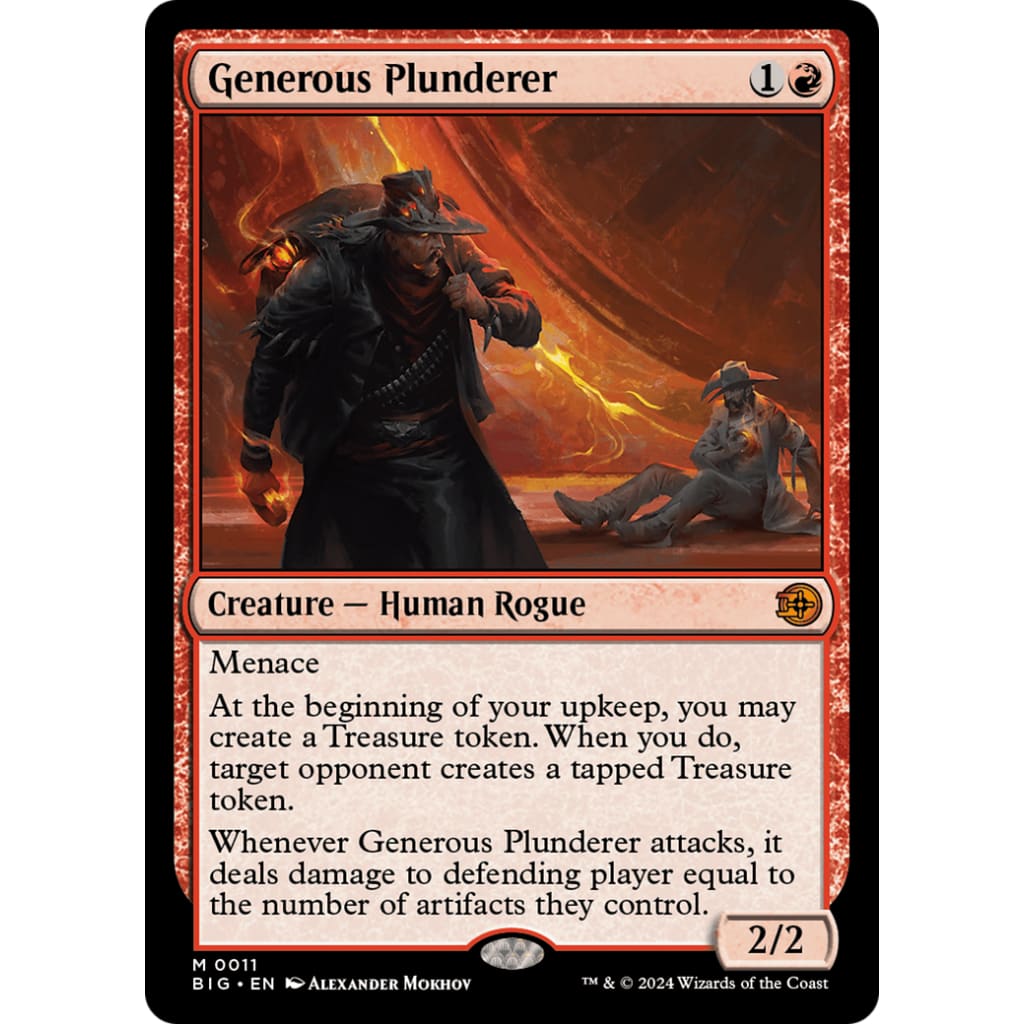 Generous Plunderer (BIG-011) - Single