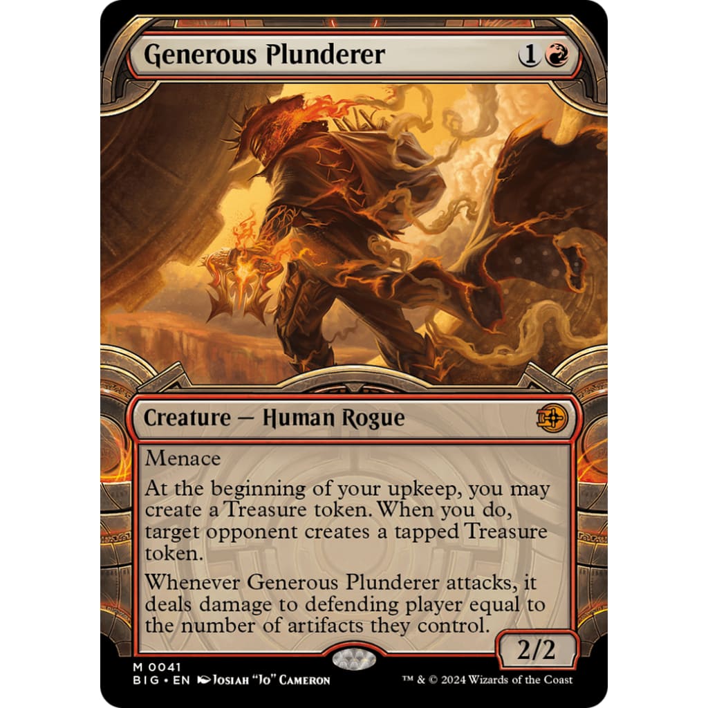 Generous Plunderer (BIG-041): (Extended Art) (Borderless)