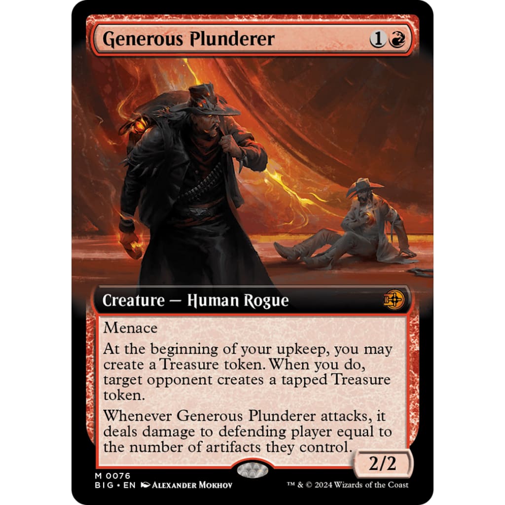 Generous Plunderer (BIG-076): (Extended Art) - Single