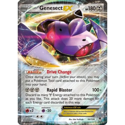 Genesect-EX (064/124) Holo Rare Holofoil - Single