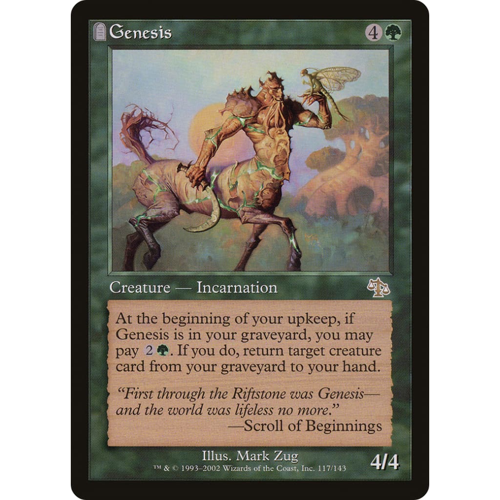 Genesis (JUD-117): (tombstone) Foil - Single