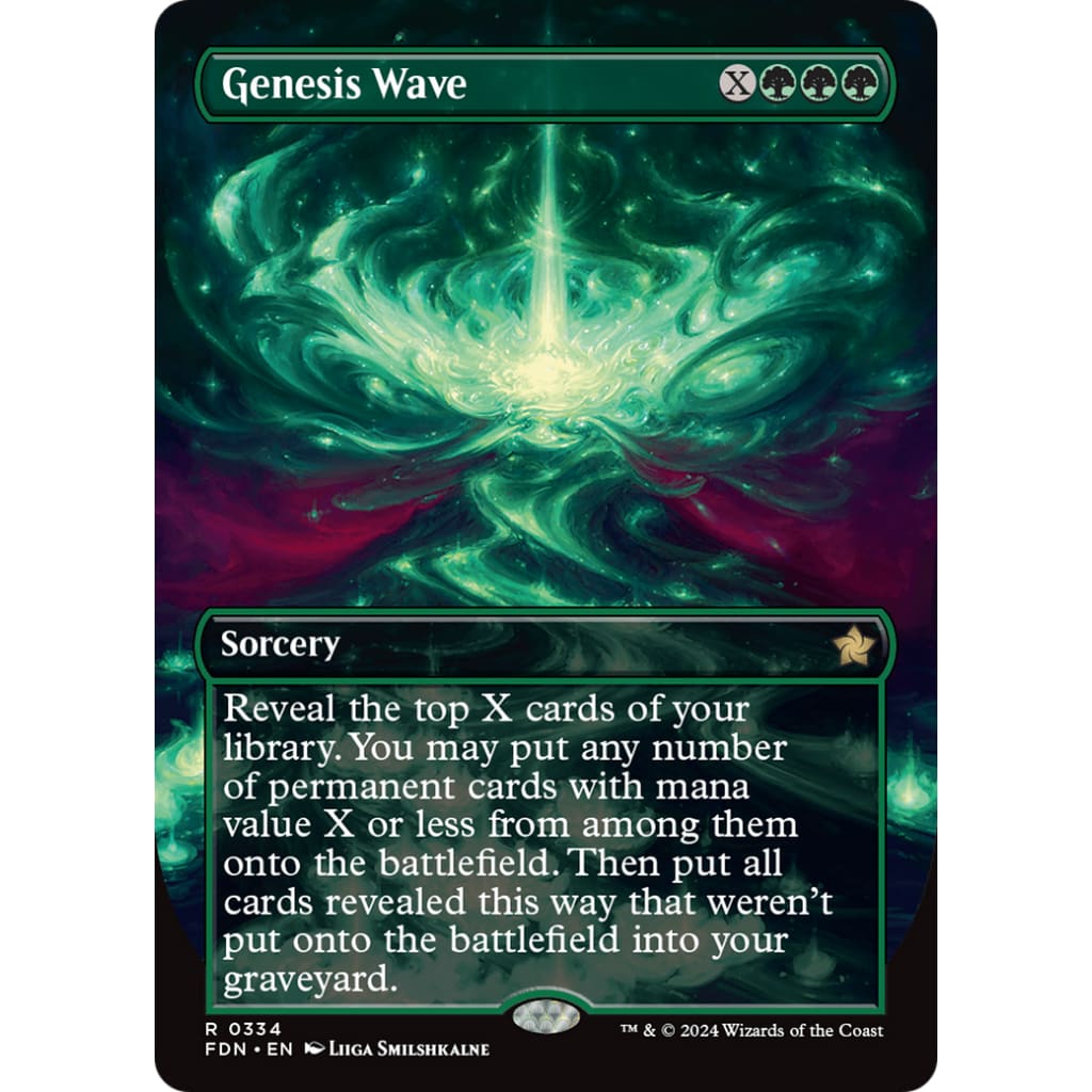 Genesis Wave (FDN-334) (Borderless) Foil - Single