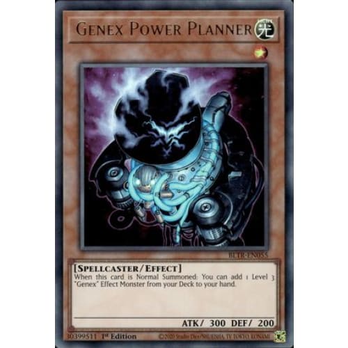 Genex Power Planner - BLTR-EN055 Ultra Rare 1st Edition