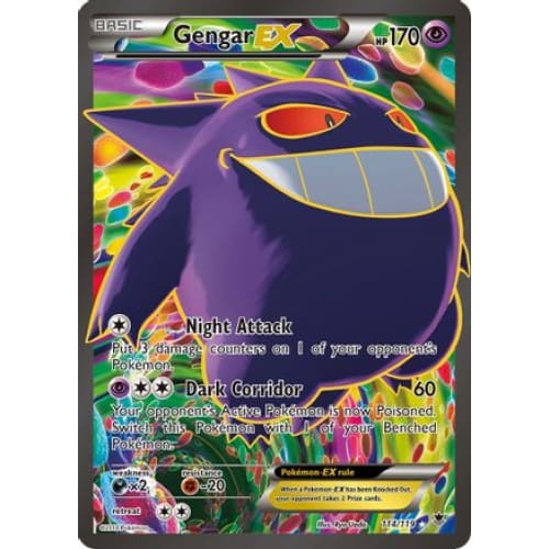 Gengar-EX (114/119) Ultra Rare Holofoil - Single