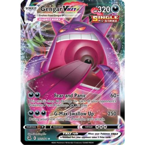 Gengar VMAX (157/264) Holo Rare Holofoil - Single