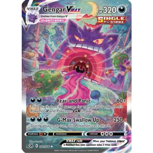 Gengar VMAX (271/264) Holo Rare Holofoil - Single