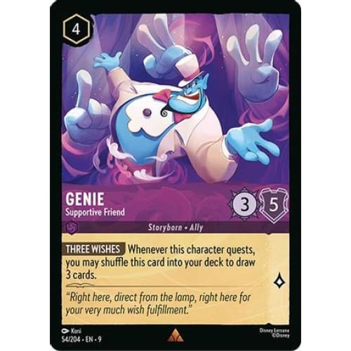 Genie - Supportive Friend (54/204) - Fabled Cold Foil
