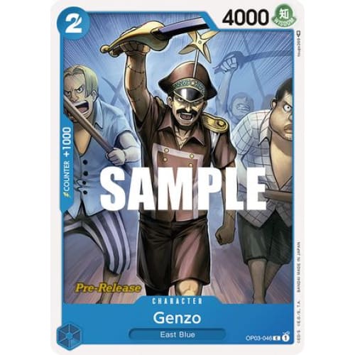 Genzo OP03-046 C Pillars of Strength Pre-Release Cards