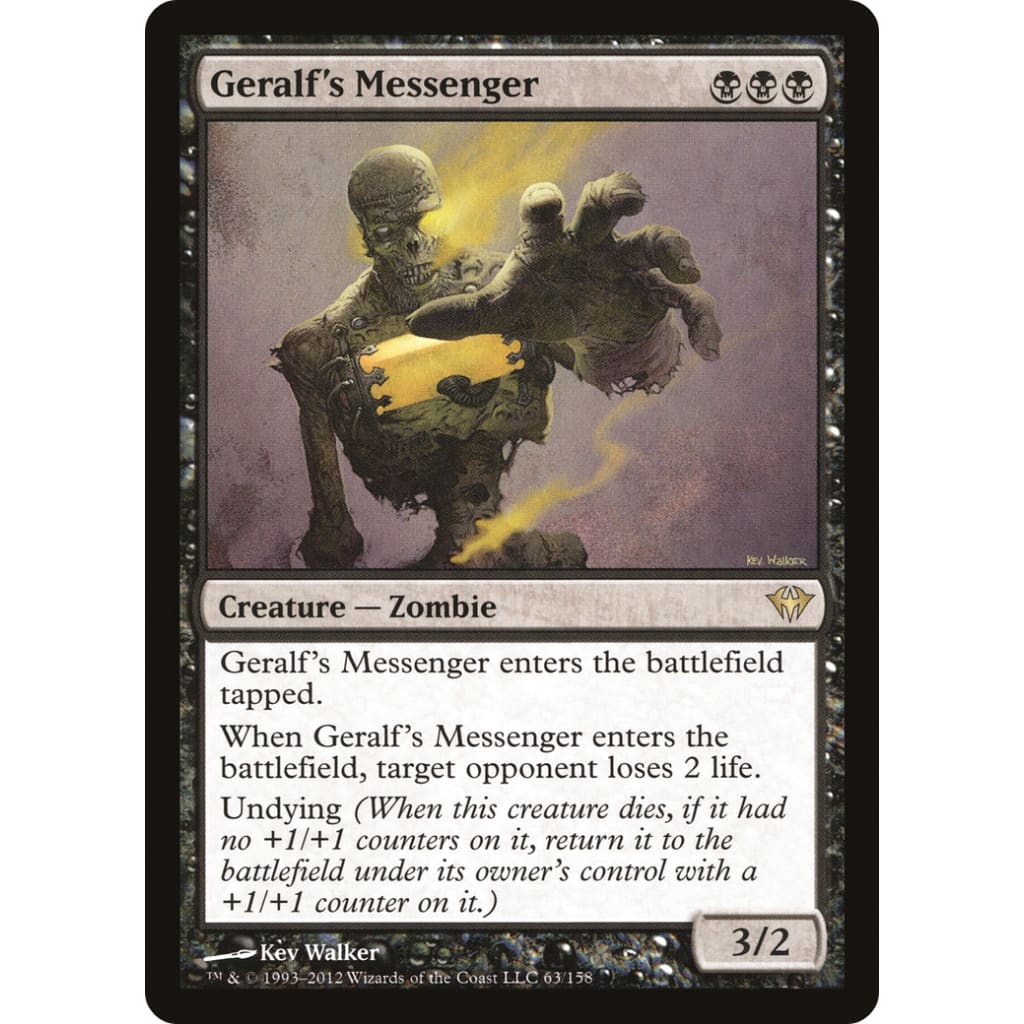 Geralf’s Messenger (DKA-063) Foil - Single