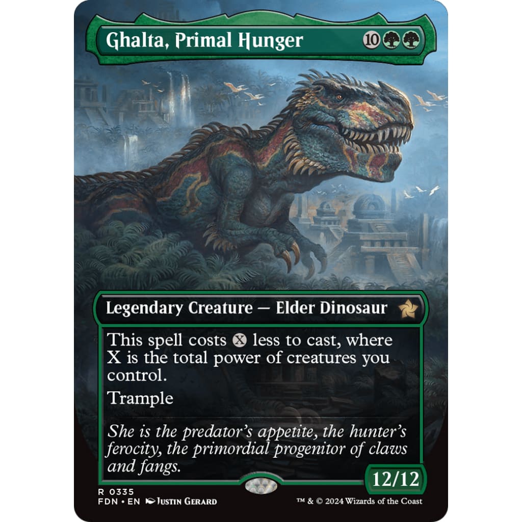 Ghalta Primal Hunger (FDN-335) (Borderless) - Single