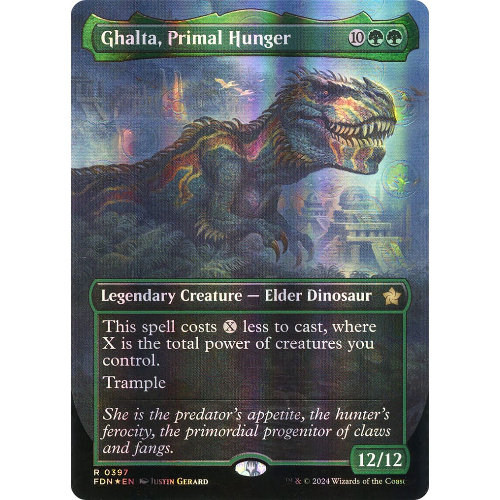 Ghalta Primal Hunger (FDN-397) (Borderless) Foil - Single
