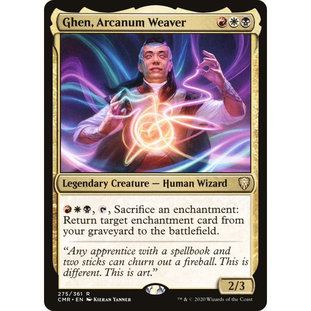 Ghen Arcanum Weaver (CMR-275) Foil - Single