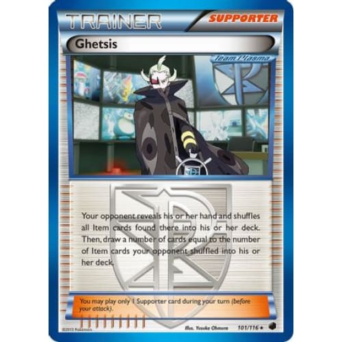 Ghetsis (Team Plasma) (101) Holo Rare Holofoil - Single