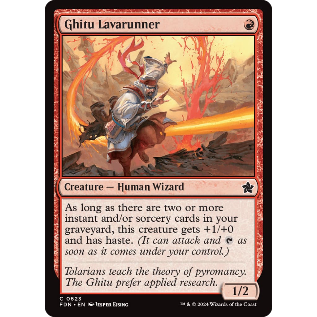 Ghitu Lavarunner (FDN-623) - Single