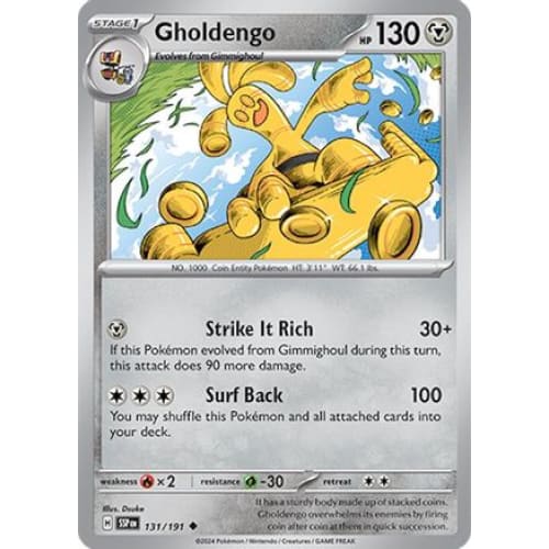 Gholdengo (131) Uncommon Reverse Holofoil - Single