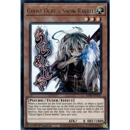 Ghost Ogre & Snow Rabbit - RA05-EN131 Ultra Rare 1st
