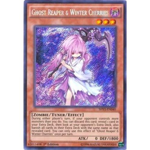 Ghost Reaper & Winter Cherries (SHVI-EN040) Secret Rare 1st