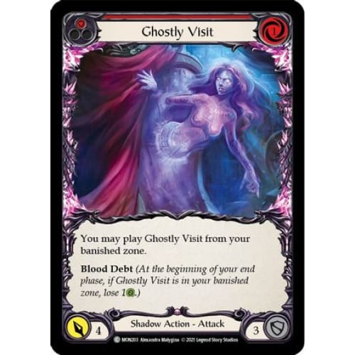 Ghostly Visit (Red) (MONARCH) 1st Edition - Single