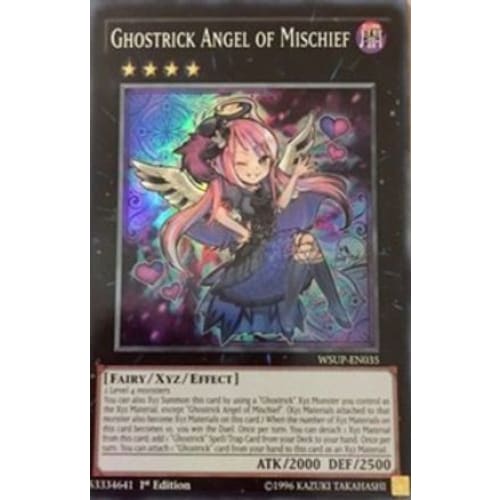 Ghostrick Angel of MIschief (WSUP-EN035) Super Rare 1st