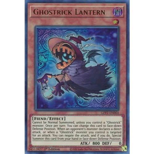 Ghostrick Lantern (GFP2-EN064) Ultra Rare 1st Edition