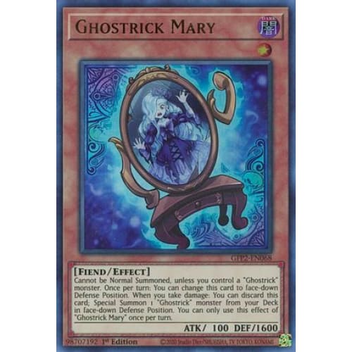 Ghostrick Mary (GFP2-EN068) Ultra Rare 1st Edition - Single