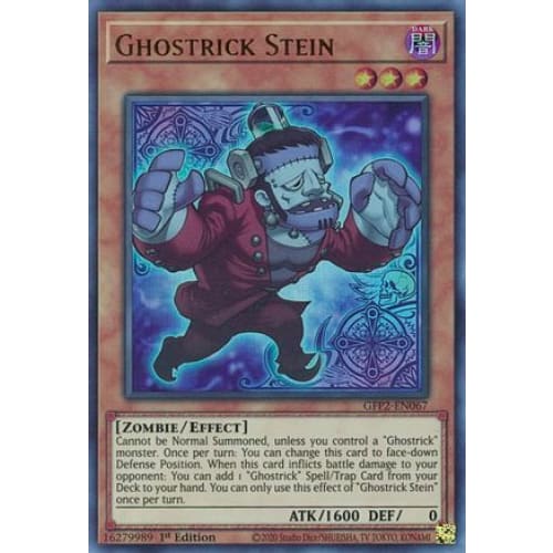 Ghostrick Stein (GFP2-EN067) Ultra Rare 1st Edition - Single