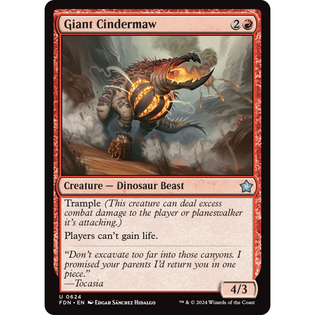 Giant Cindermaw (FDN-624) - Single