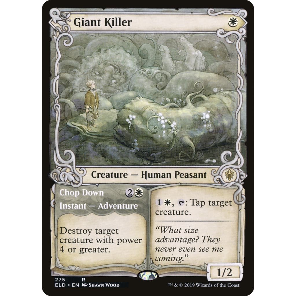 Giant Killer // Chop Down (ELD-275): (Showcase) Foil