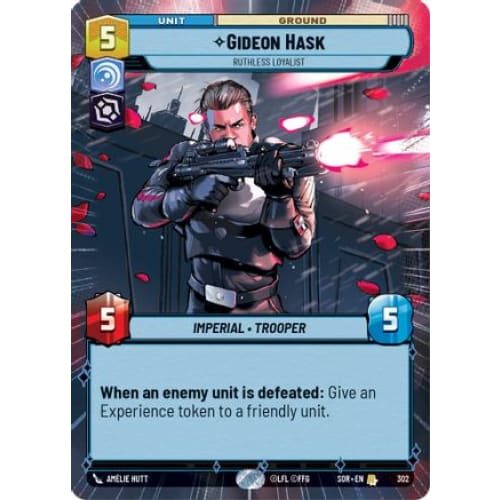 Gideon Hask - (Hyperspace) (302) - Spark of Rebellion Foil