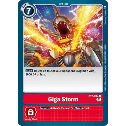 Giga Storm - BT7-094 - Common - Single